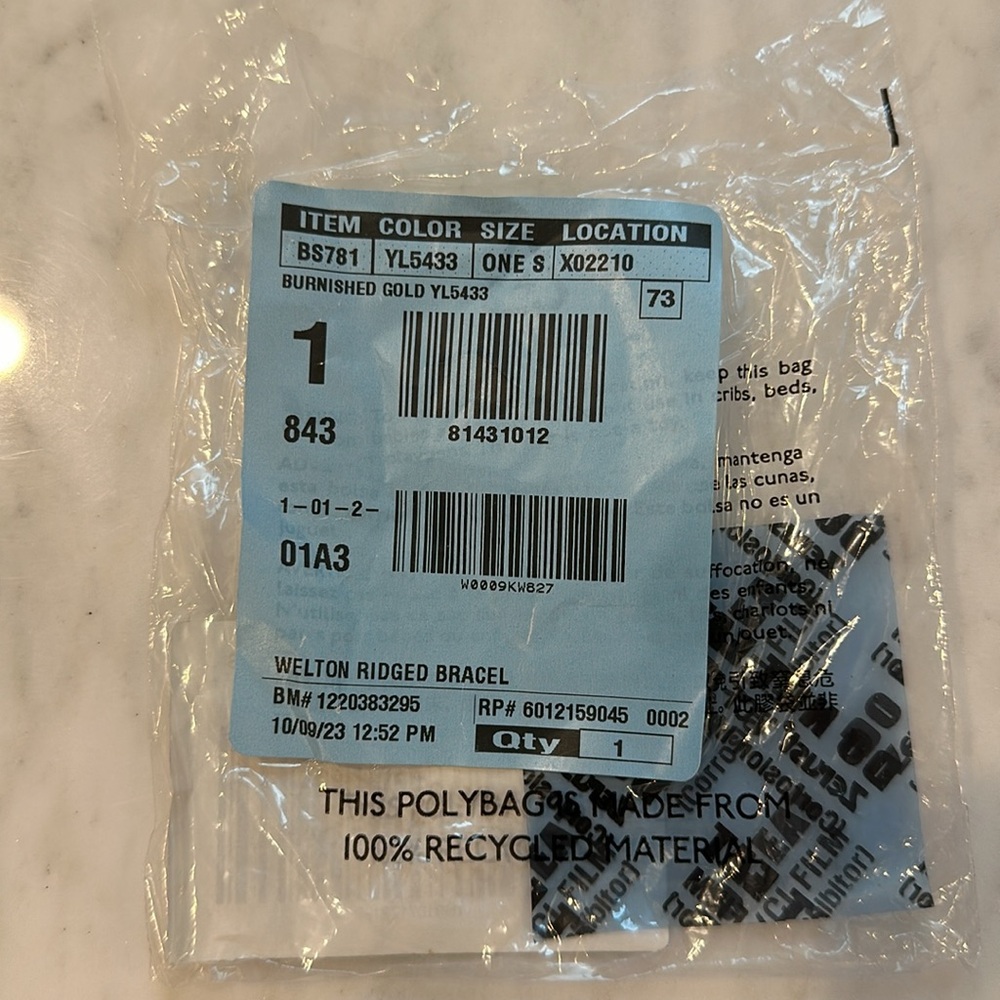 NWT J Crew Wilton Ridge Bracelet - Picture 4 of 4